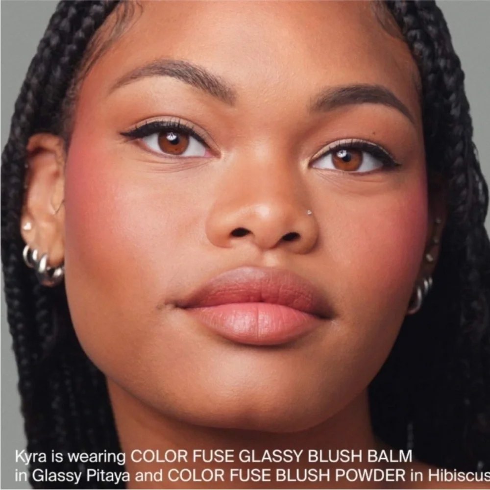HAUS LABS Glassy Blush Stick + Powder Blush Set